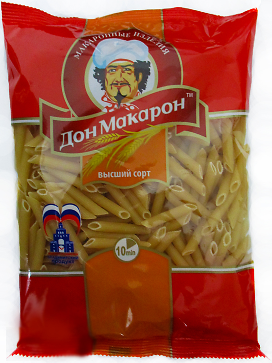 Макароны «Дон Макарон» перья, 400 г – купить по приятной цене с ...