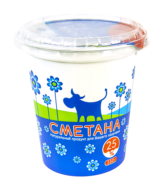 Сметана 25%, 350 г – купить по приятной цене с доставкой на дом в ...