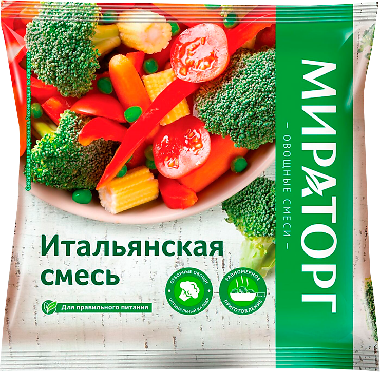Овощная смесь «Мираторг» Итальянская, 400 г – купить по приятной цене с ...