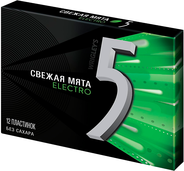 Жевательная резинка «Wrigley's Five» Свежая мята, 31 г – купить по ...