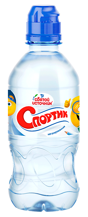 Вода питьевая «Святой источник» Спортик, негазированная, 330 мл ...
