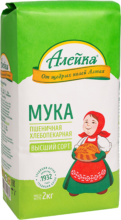 Мука «Алейка» пшеничная, 2 кг – купить по приятной цене с доставкой на ...