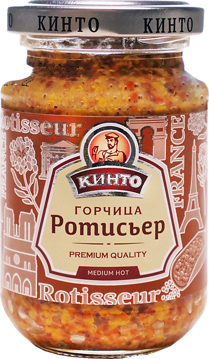 Горчица «Кинто» Ротисьер, 170 мл – купить по приятной цене с доставкой ...