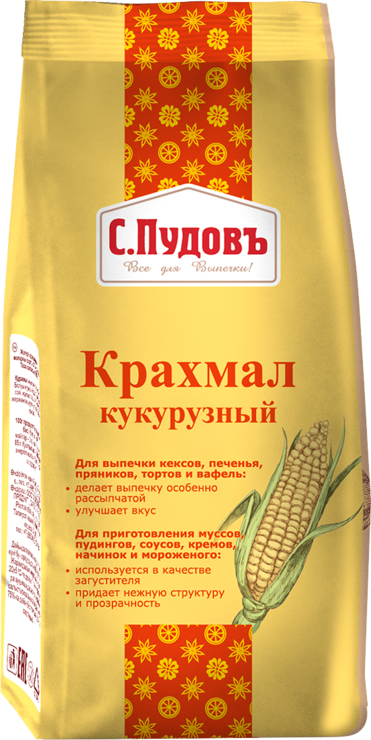 Крахмал «С.Пудовъ» кукурузный, 200 г – купить по приятной цене с ...