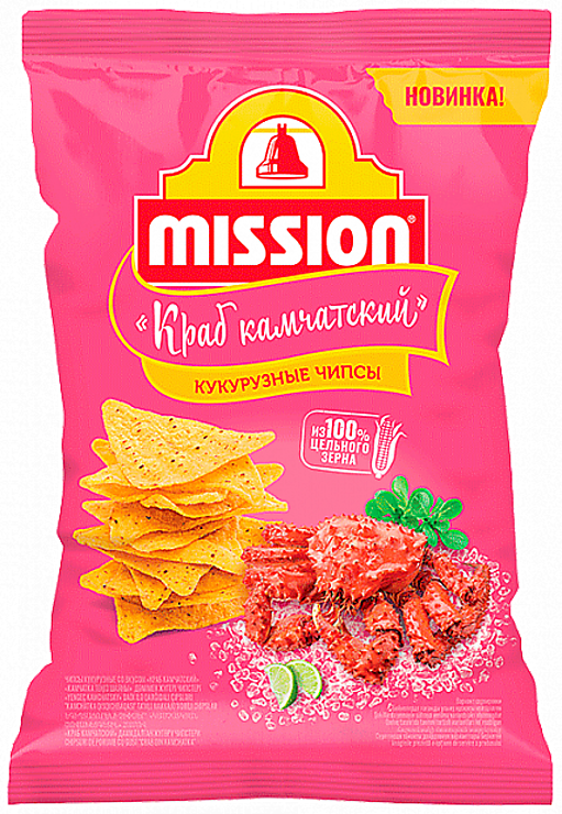 Чипсы кукурузные «Mission» Краб камчатский, 90 г – купить по приятной ...