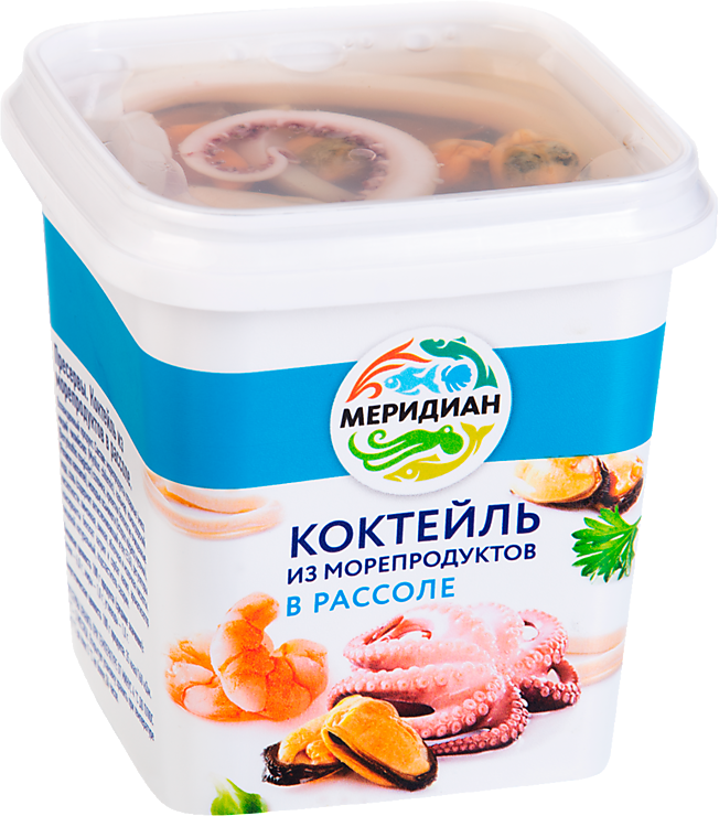 Коктейль из морепродуктов «Меридиан» в рассоле, 270 г – купить по ...