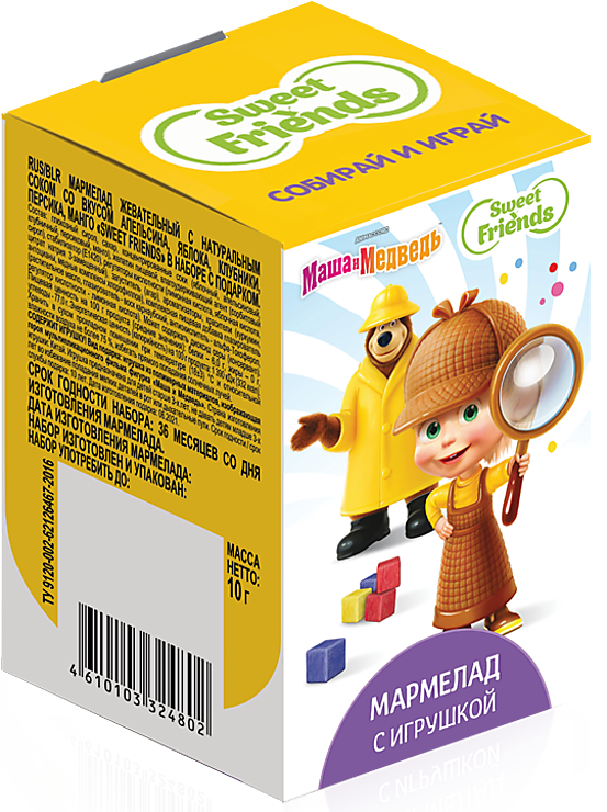 Мармелад жевательный «Sweet Friends» Маша и Медведь, 10 г – купить по ...