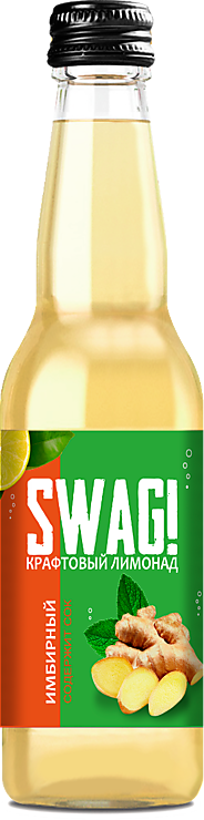 Лимонад крафтовый «SWAG!» Имбирный, 330 мл – купить по приятной цене с ...