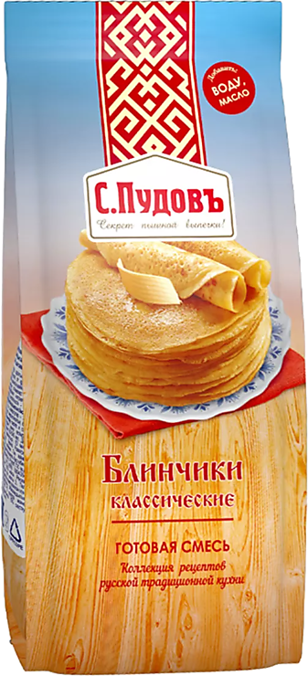Смесь для выпечки «С.Пудовъ» Блинчики классические, 350 г – купить по ...