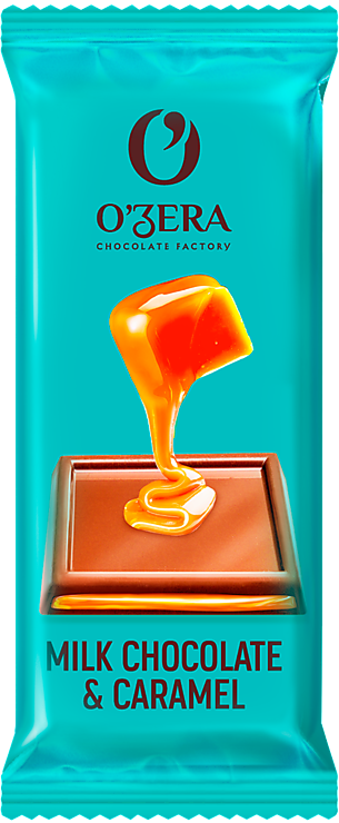 Тонкий шоколад «O'Zera» Milk & Caramel, 24 г – купить по приятной цене ...