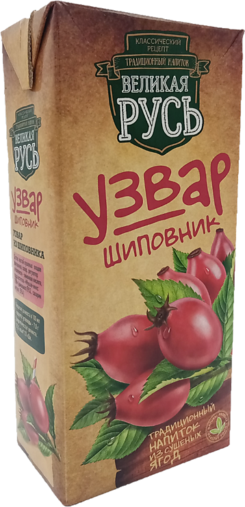 Узвар «Великая Русь» Шиповник, 1 л – купить по приятной цене с ...