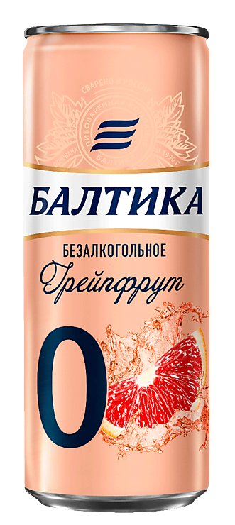Напиток безалкогольный «Балтика» Грейпфрут, 330 мл – купить по приятной ...
