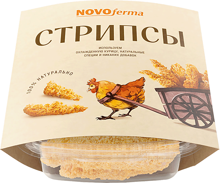 Стрипсы «Новоферма» куриные, 400 г – купить по приятной цене с ...