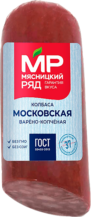 Колбаса «Мясницкий ряд» Московская, варено-копченая, 250 г – купить по ...