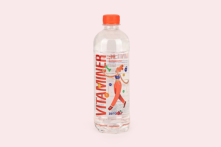 Напиток витаминизированный «VITAMINER» ZERO вишня, гранат,малина, 500 ...