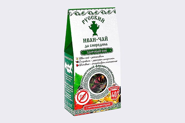Напиток чайный «Русский» Иван-чай да смородина, 50 г – купить по ...