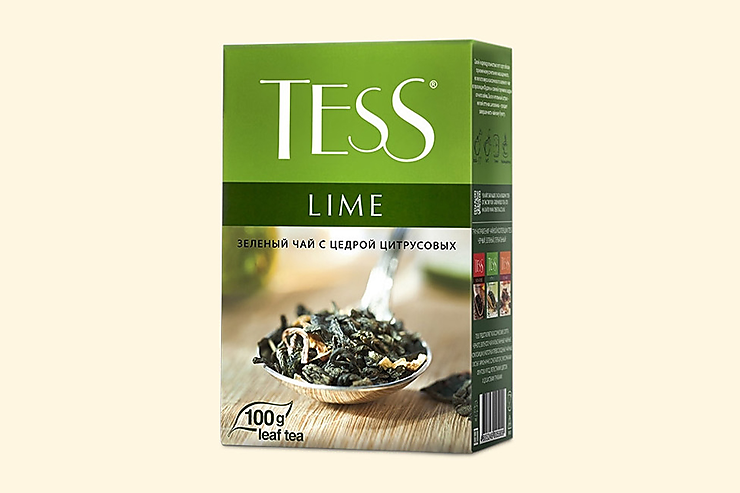 Чай зеленый «Tess» Лайм, 100 г – купить по приятной цене с доставкой на ...