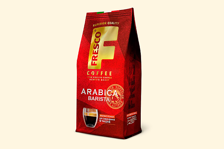 Кофе молотый «Fresco» Arabica Barista, для чашки, 200 г – купить по ...