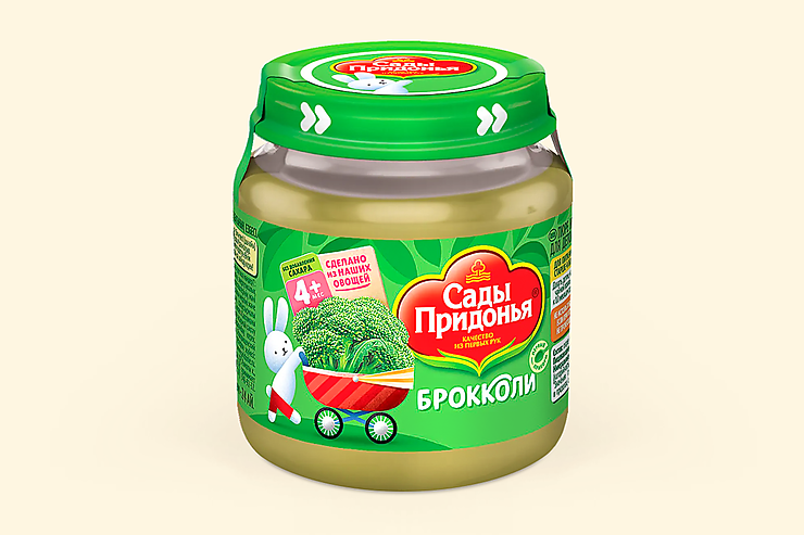 Пюре «Сады Придонья» брокколи, 120 г – купить по приятной цене с ...