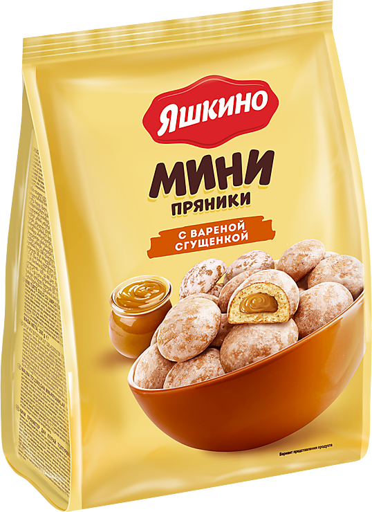 Пряники «Яшкино» с вареной сгущенкой, 300 г – купить по приятной цене с ...