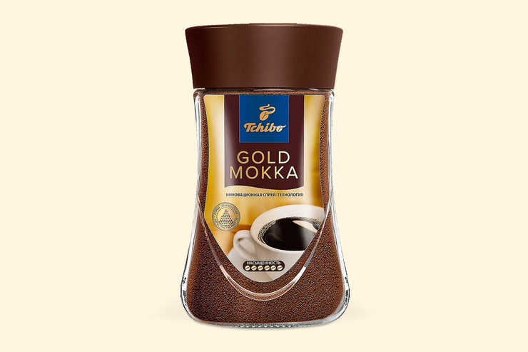 Кофе растворимый «Tchibo Gold» Mokka, 95 г – купить по приятной цене с ...