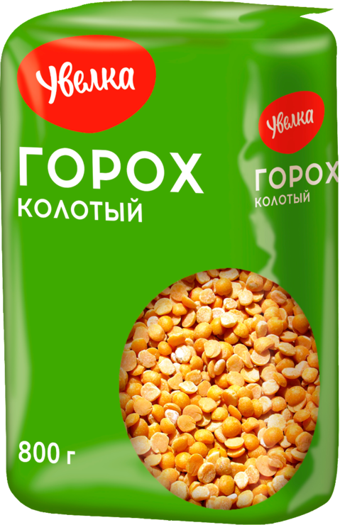 Горох «Увелка» колотый, 800 г – купить по приятной цене с доставкой на ...