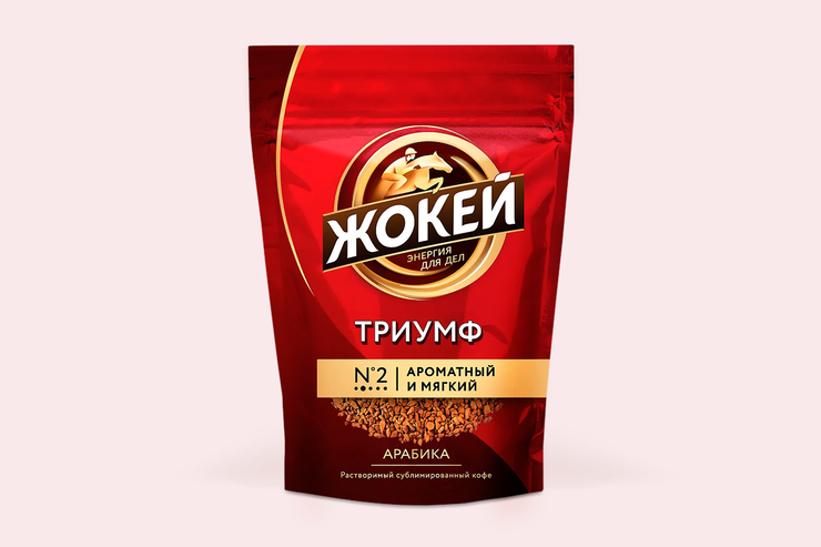 Кофе растворимый «Жокей» Триумф, 75 г – купить по приятной цене с ...