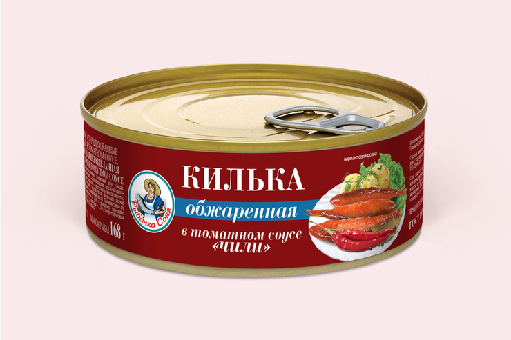 Килька «Рыбачка Соня» обжаренная в томатном соусе «чили», 240 г ...