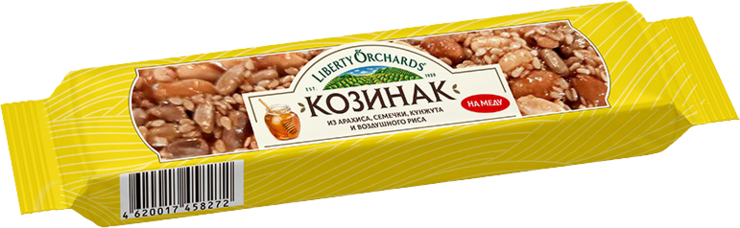 Козинак «Liberty Orchards» микс на меду, 40 г – купить по приятной цене ...