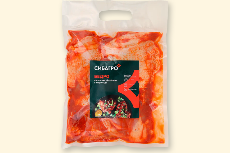 Бедро куриное «Сибагро» в маринаде, 0,9 - 1,9кг – купить по приятной ...