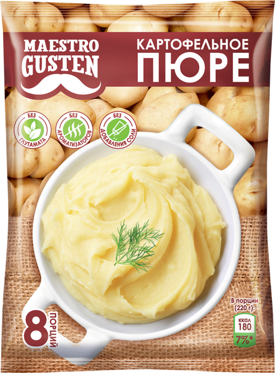 Пюре картофельное «Maestro Gusten», 250 г – купить по приятной цене с ...