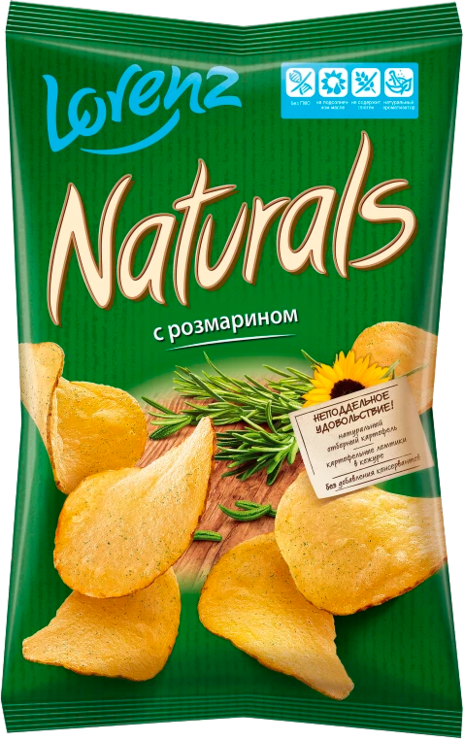 Чипсы «Naturals» с розмарином, 100 г – купить по приятной цене с ...