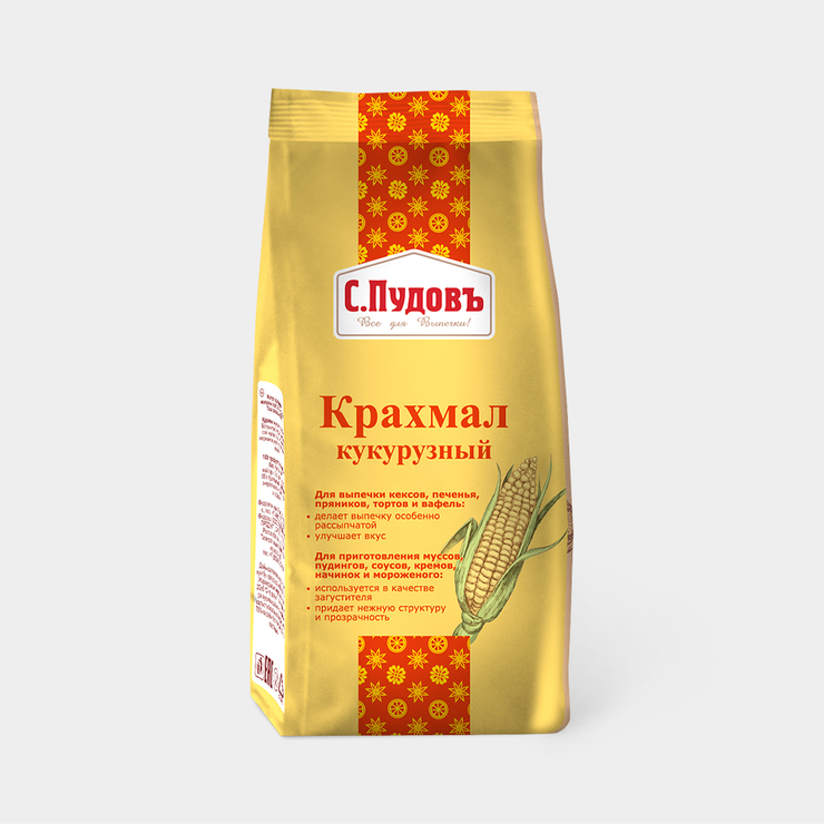 Крахмал «С.Пудовъ» кукурузный, 200 г – купить по приятной цене с ...