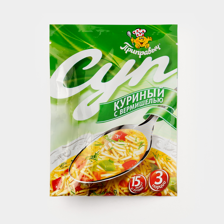 Суп «Приправыч» Куриный с вермишелью, 60 г – купить по приятной цене с ...