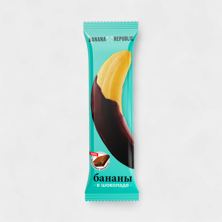 Конфеты «Banana Republic» Банан сушеный, в шоколаде – купить по ...