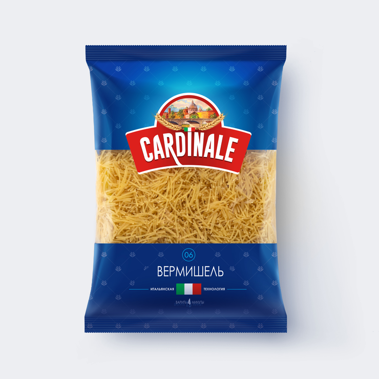 Макаронные изделия «Cardinale» Вермишель, 400 г – купить по приятной ...