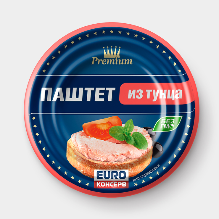 Паштет «Евроконсерв» из тунца, 100 г – купить по приятной цене с ...