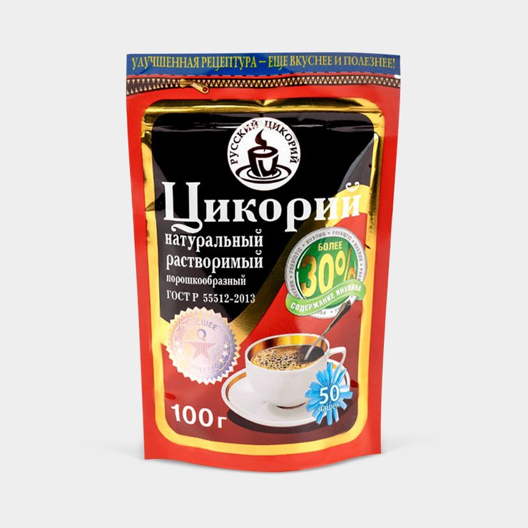 Цикорий «Русский цикорий» натуральный, растворимый, 100 г – купить по ...