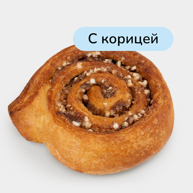 Булочка с корицей, 81 г – купить по приятной цене с доставкой на дом в ...