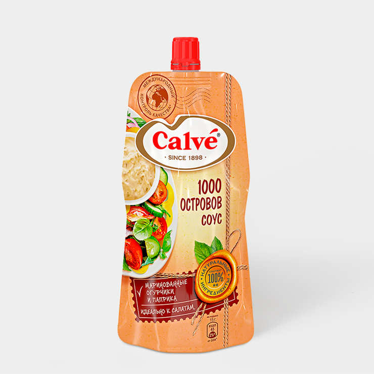 Соус «Calve» 1000 островов, 230 г – купить по приятной цене с доставкой ...
