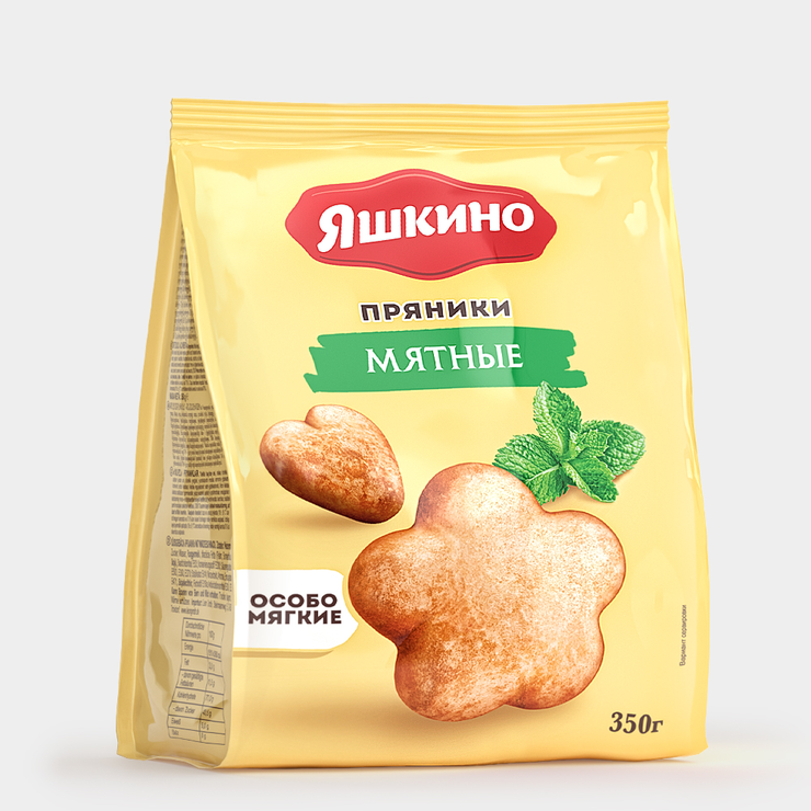 Пряники «Яшкино» мятные, 350 г – купить по приятной цене с доставкой на ...