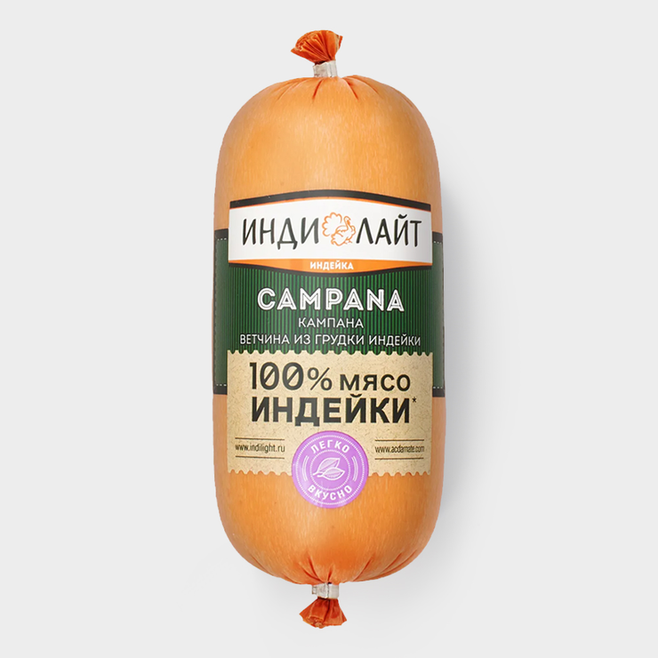 Ветчина «ИНДИлайт» Кампана, 400 г – купить по приятной цене с доставкой ...