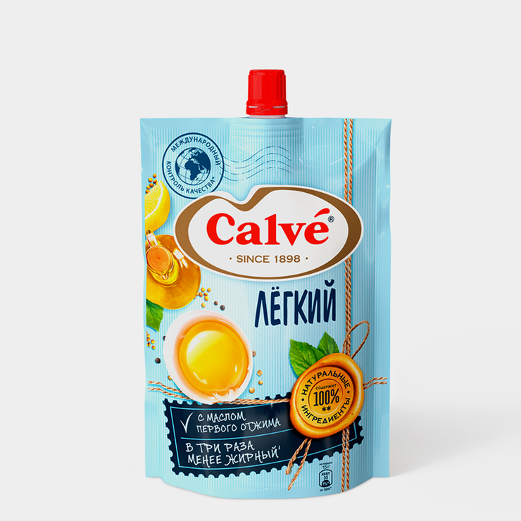 Майонезныйсоус«Calve»Легкий,400г