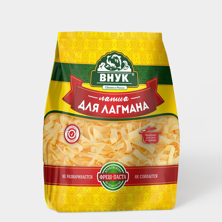 Лапша «Внук» для лагмана, 250 г – купить по приятной цене с доставкой ...