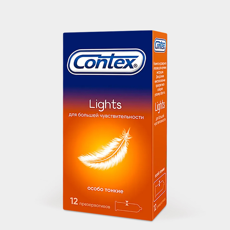 Презервативы«Contex»Lights,12шт