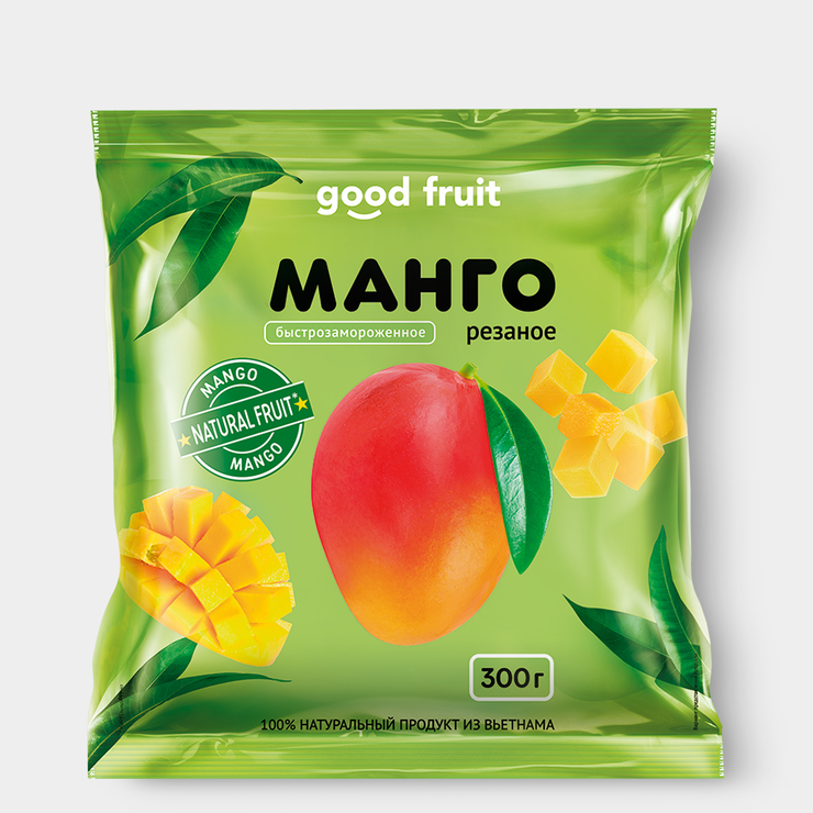 Манго «Good fruit» резаное, 300 г – купить по приятной цене с доставкой ...