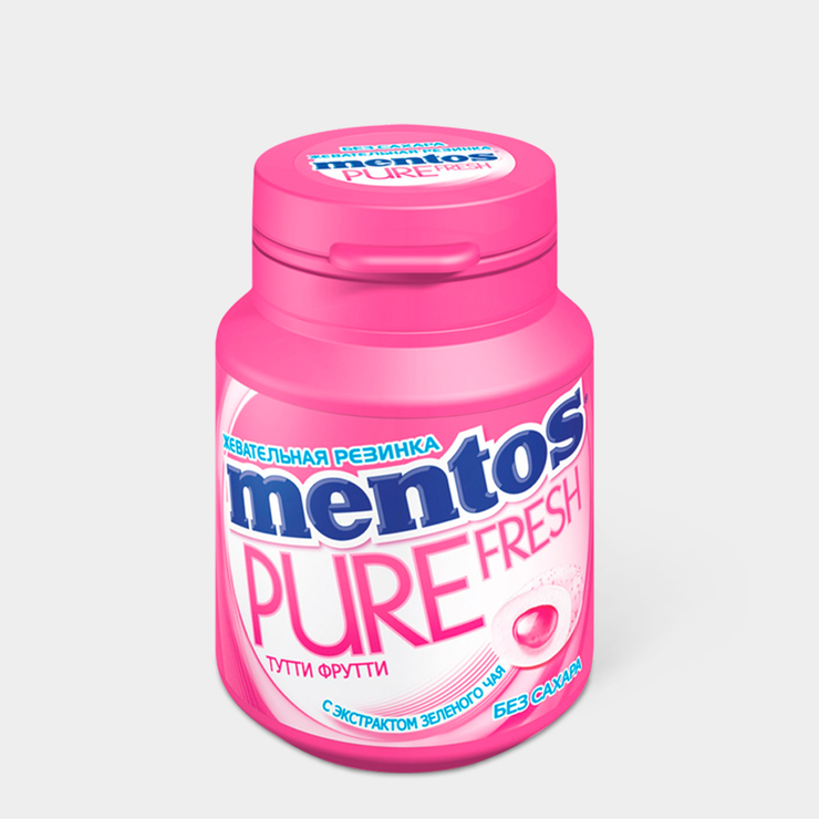 Mentos pure fresh 54г. Mentos pure fresh 54г. Mentos pure fresh 54г. Жевательная резинка mentos виноград 54гр. Ментос жвачка 54гр.