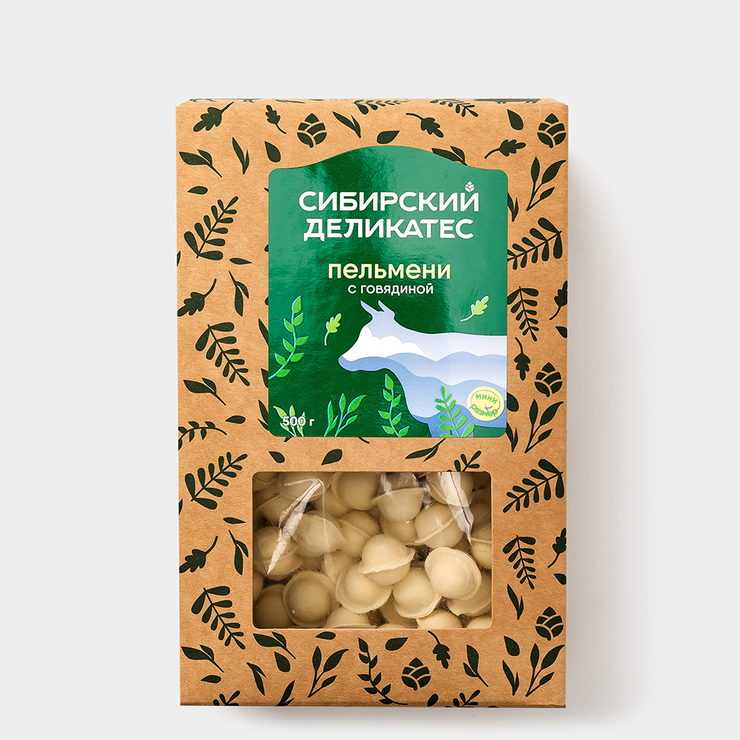 Пельмени«Сибирскийделикатес»сговядиной,500г