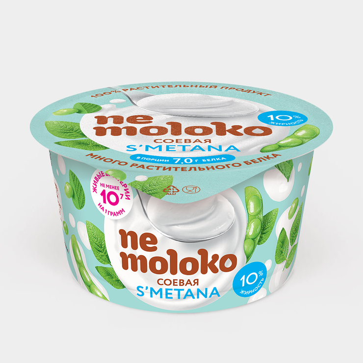 Сметана«NeMoloko»соевая,10%,140г