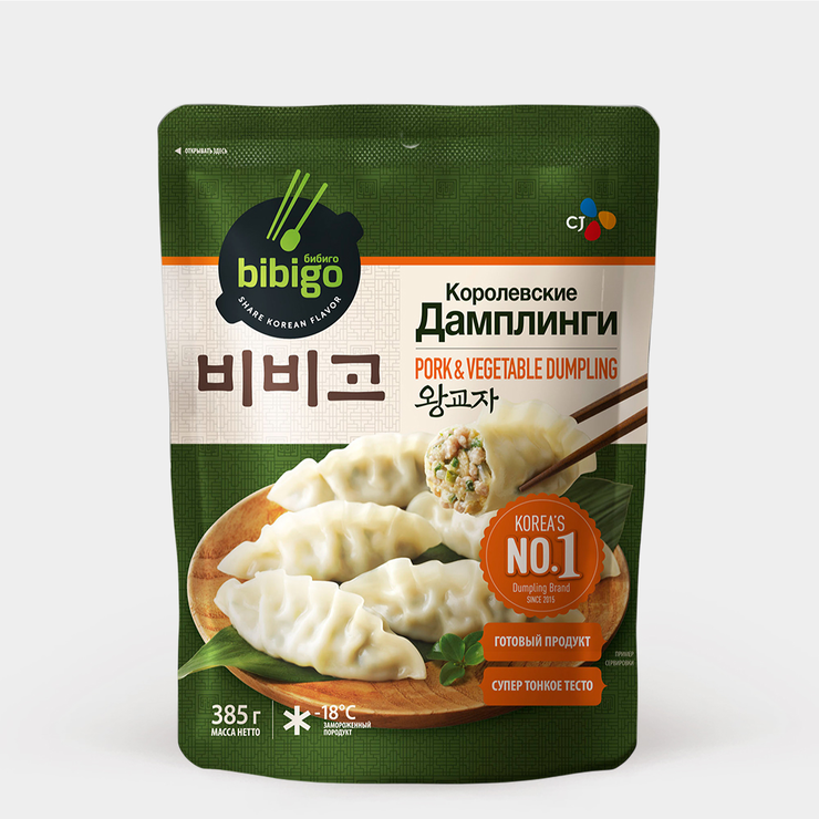 Дамплинги«Bibigo»Королевские,385г